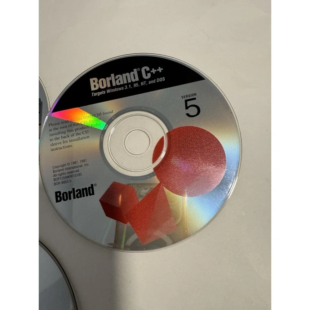 Borland C++ Builder Standard edition, original disk Discs Only